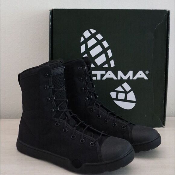 Altama Men's Sz 10R Women's 11.5 Black Maritime 8" Assault Tactical Boots - Picture 1 of 13